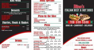 Unleash Culinary Delights: Discover the Secrets of Nino's Menu Willow Springs 4 th 106